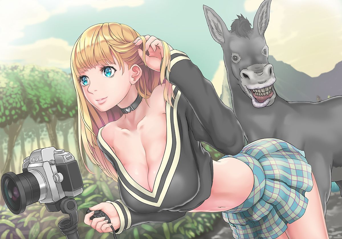 estuprada pelo burro – manga hentai