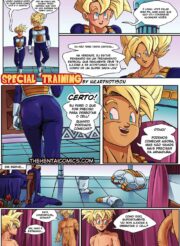 Goku e Gohan treinamento gay